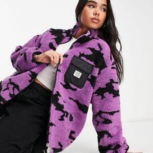 Vans X Ireneisgood Sherpa Jacket Purple